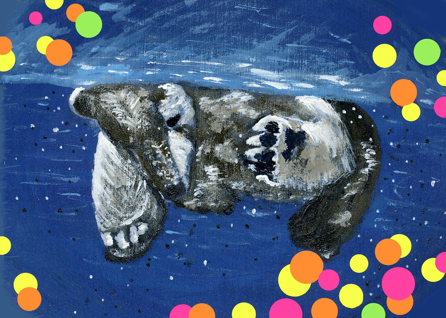 Yes, I Swim (Polar Bear 2) Print