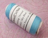 Sewing Thread 100% Cotton ( Sky Blue ) ( 1 Roll ) Sewing Machine Use And Other Crafts - ST1008 - KarPenaEnterprises