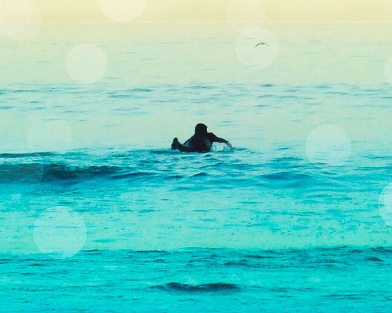 Surfer Art, Surf Photo, Surfing Art, Retro Surf, Ocean, Malibu, Teal, Under 25, men's gift