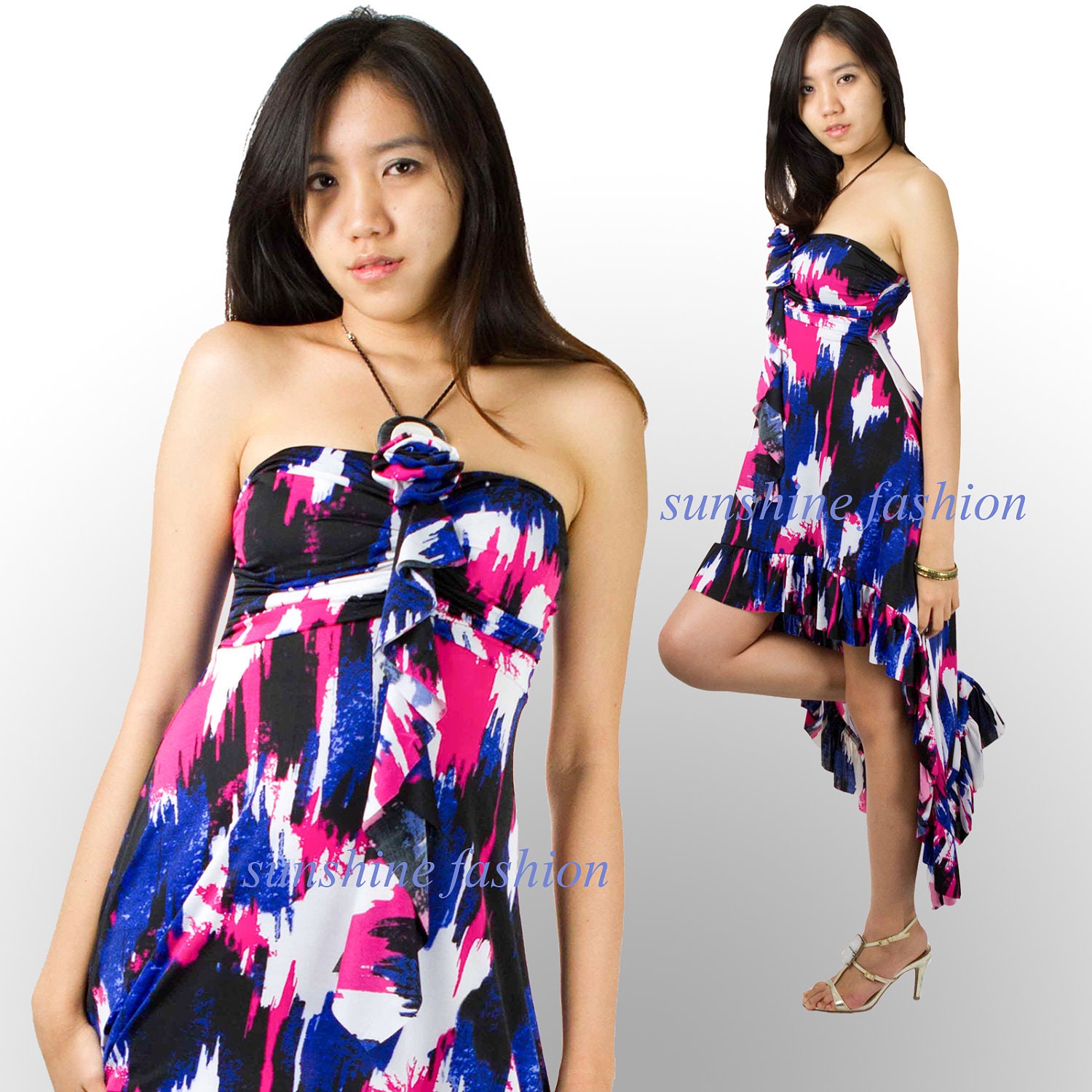 Sweet Cocktail Party Dress / Women Maxi Dress / Women Clothing / Evening Dress / Bridesmaid Dress New Year Gift  L325