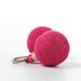 Pink Beadwork Earrings Felt Earrings Beadwork Felted Earrings Earrings For Girl