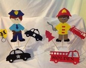 Fireman Birthday Centerpiece