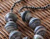 Kenyan Casual Friday Necklace - Paper beads - shopping for a cause