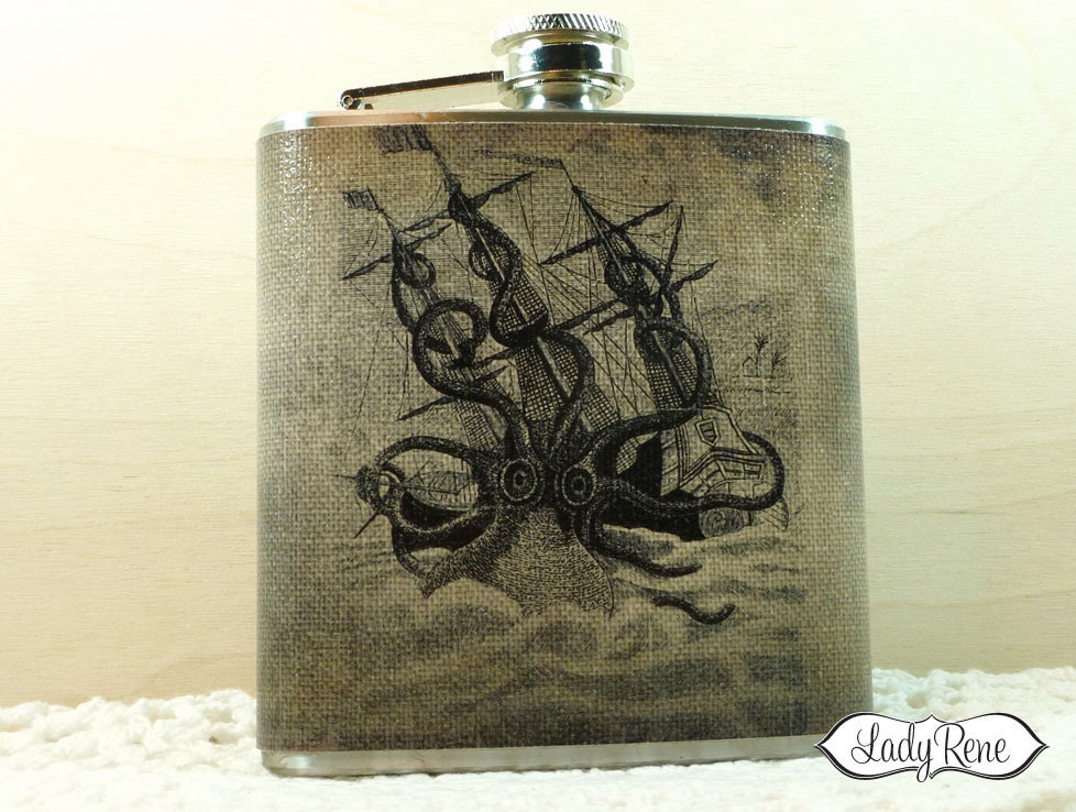 Giant Octopus Flask -  Sea Monster LR199