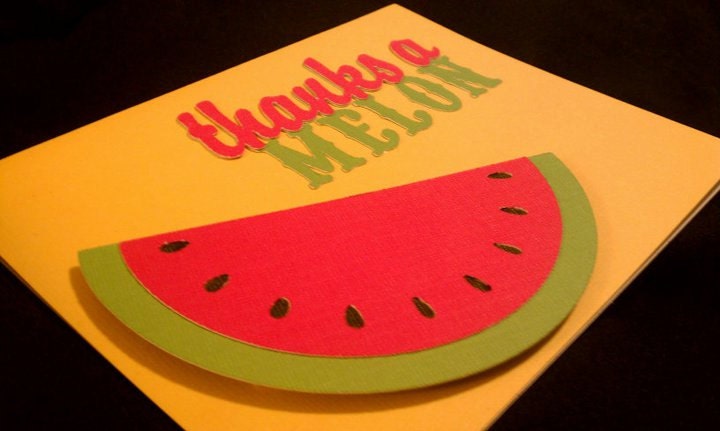 Thanks a Melon card