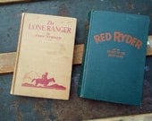 Vintage Children's Books - Lone Ranger and Red Rider