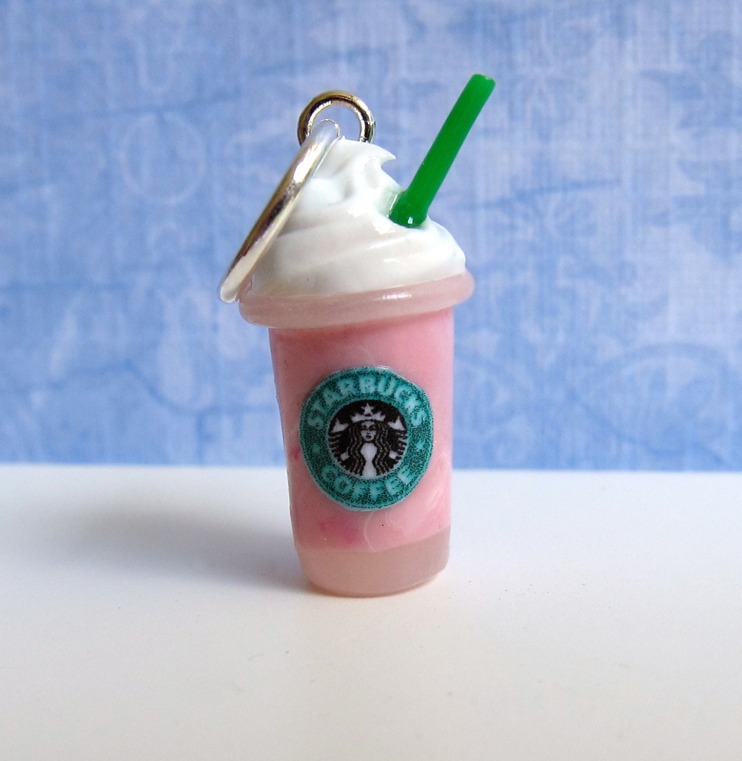 Starbucks Strawberries & Creme Frappuccino Charm
