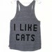 I Like Cats Tank Top (Select Size)
