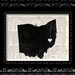 I Heart Ohio - State Map - Map Art Print Personalized - Vintage Dictionary Print - Book Print Page Art  Vintage Book Art