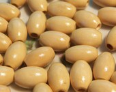 10x15mm Large Hole Natural Barrel Wood Beads, 50 PC