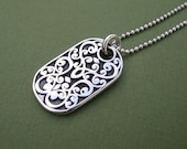 Sterling Silver Dog Tag