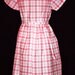 Vintage 1950s Dress /Rockabilly Medium/ Pink/ New Old Stock/VLV/Pin Up