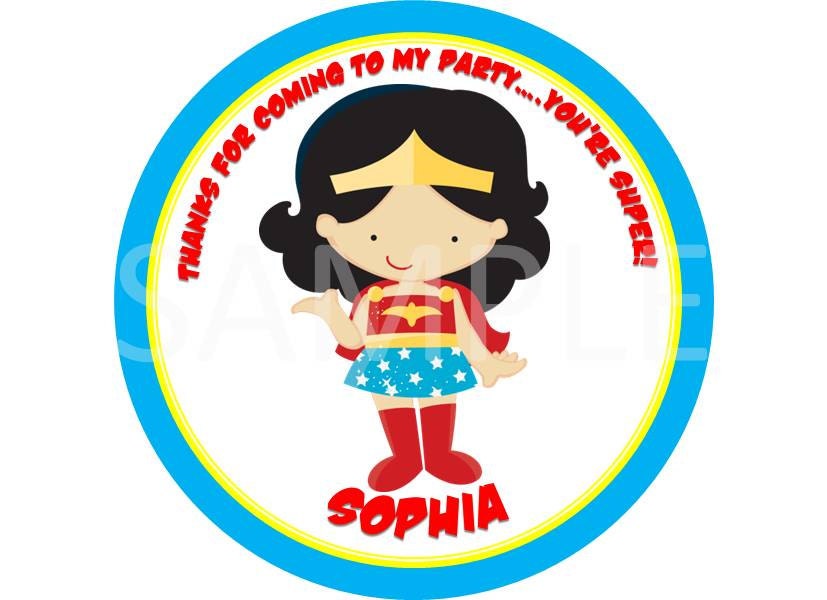 Wonder Woman Inspired Sticker Labels Il_170x135