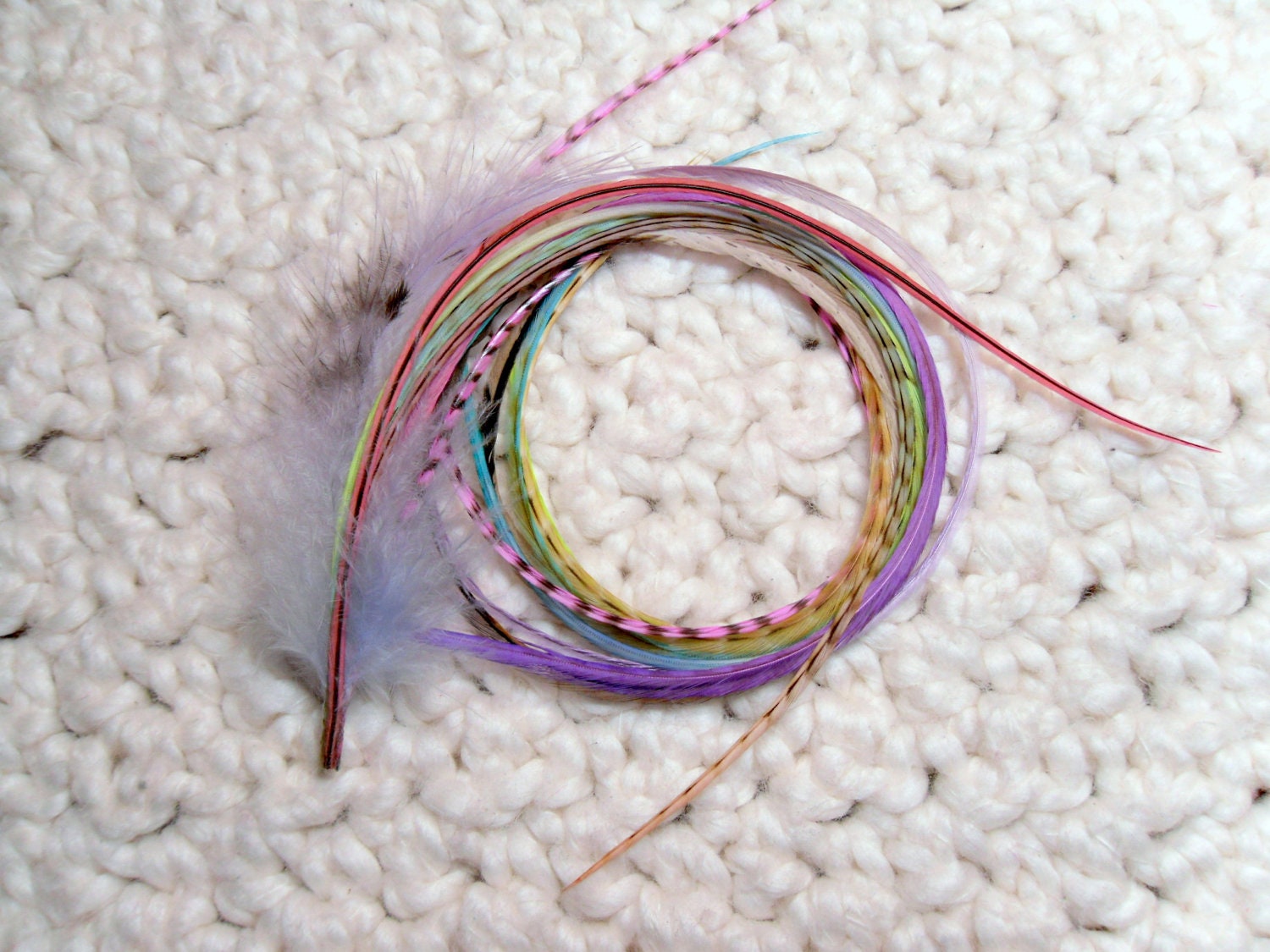 Custom Feather Hair Extension DIY Kit, Hair Accessories, Extra Long Hair Feathers