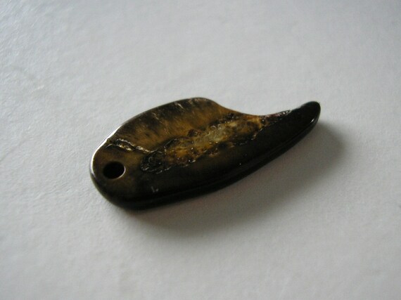 A Pendant made of Fossil Walrus Ivory from Alaska by bookedge