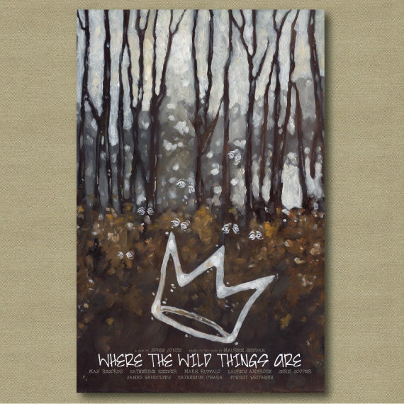 Where the Wild Things Are Movie Poster 11 x 17 - Fantasy Fan Art Print