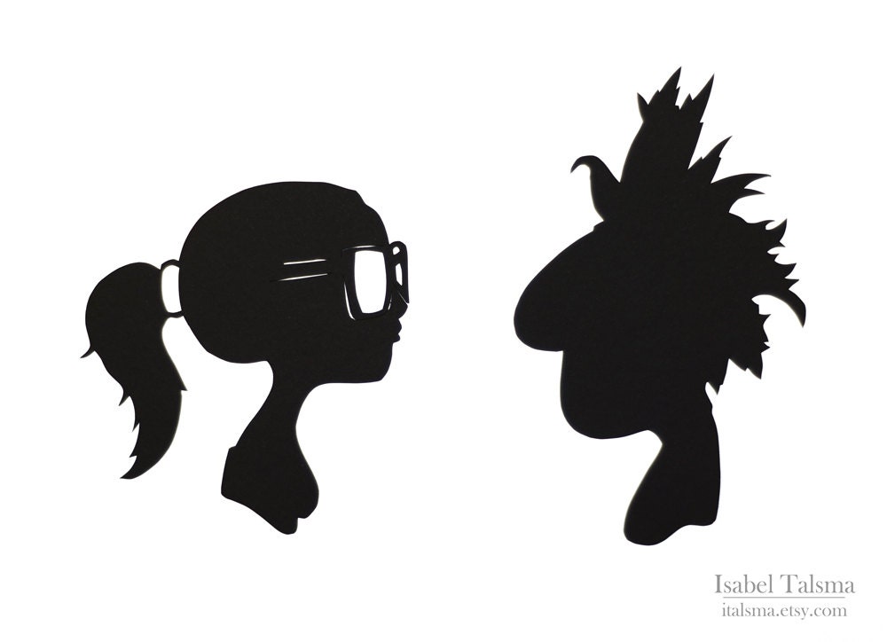 Cloudy with a Chance of Meatballs Hand-cut Silhouette Set