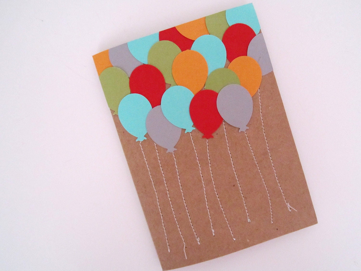 Birthday Card, Happy Birthday, Balloons, Stationery