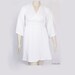 Plus Size Tunic Short Dress -Bell Sleeved-Bamboo/Beechtree Jersey-Womens Made to Measure Size-Choice of Color -XL thru All Plus Sizes