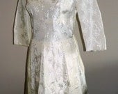 SALE 15 Percent Off ... ORIENTAL Silk Party or Vintage WEDDING dress ... vintage wedding