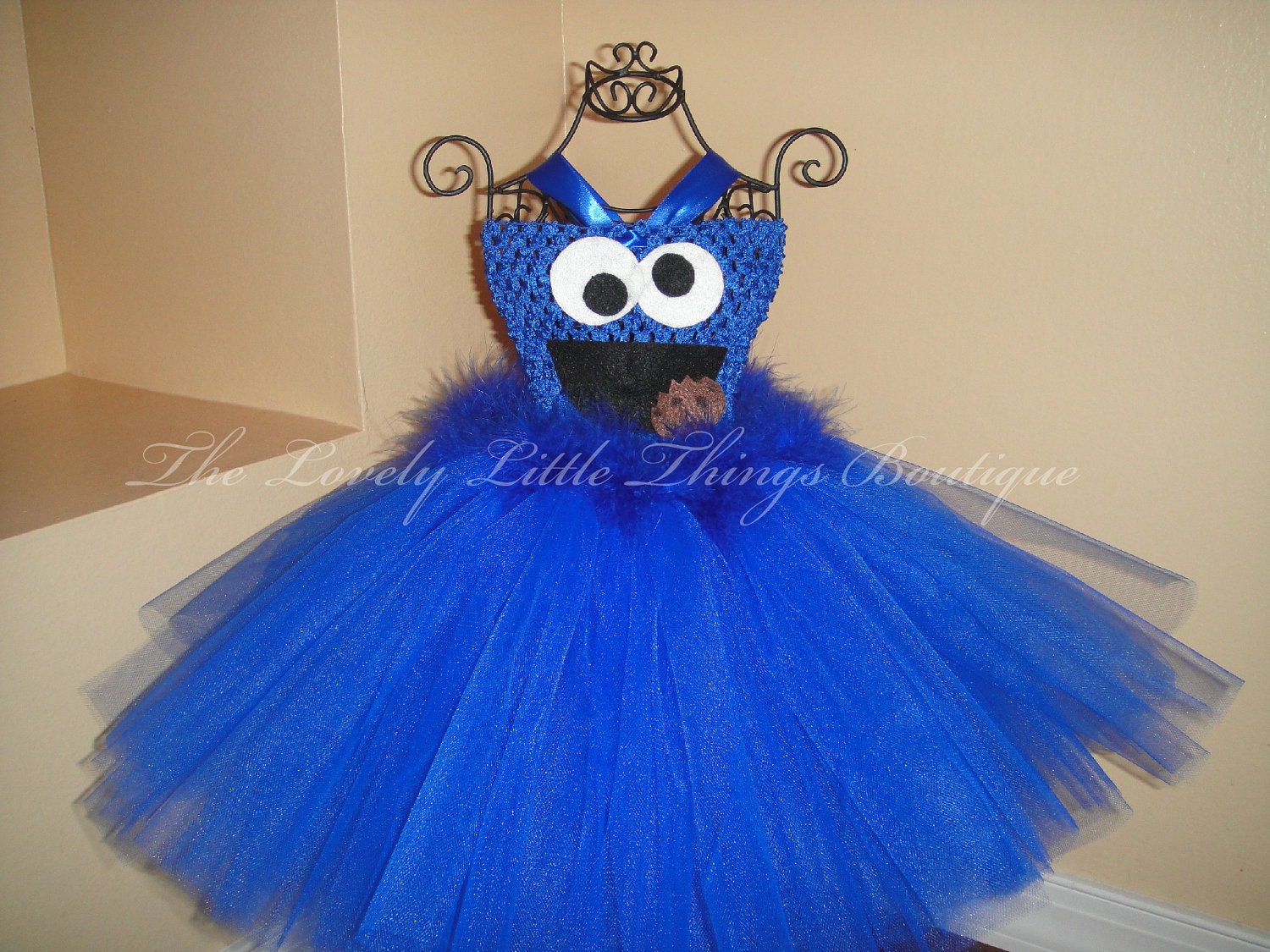Cookie Monster Tutu Dress