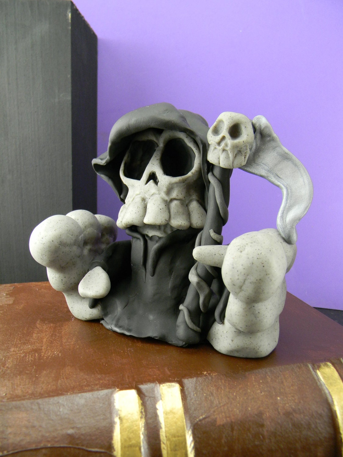 Lil Reaper   Karmakin OOAK sculpture