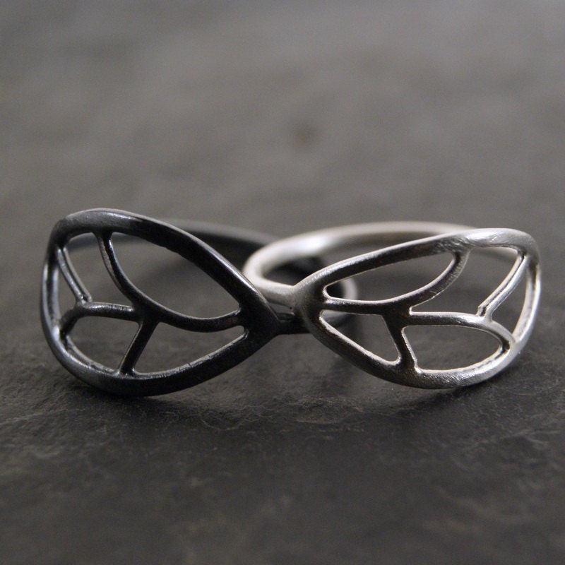Sterling Silver Leaf Ring