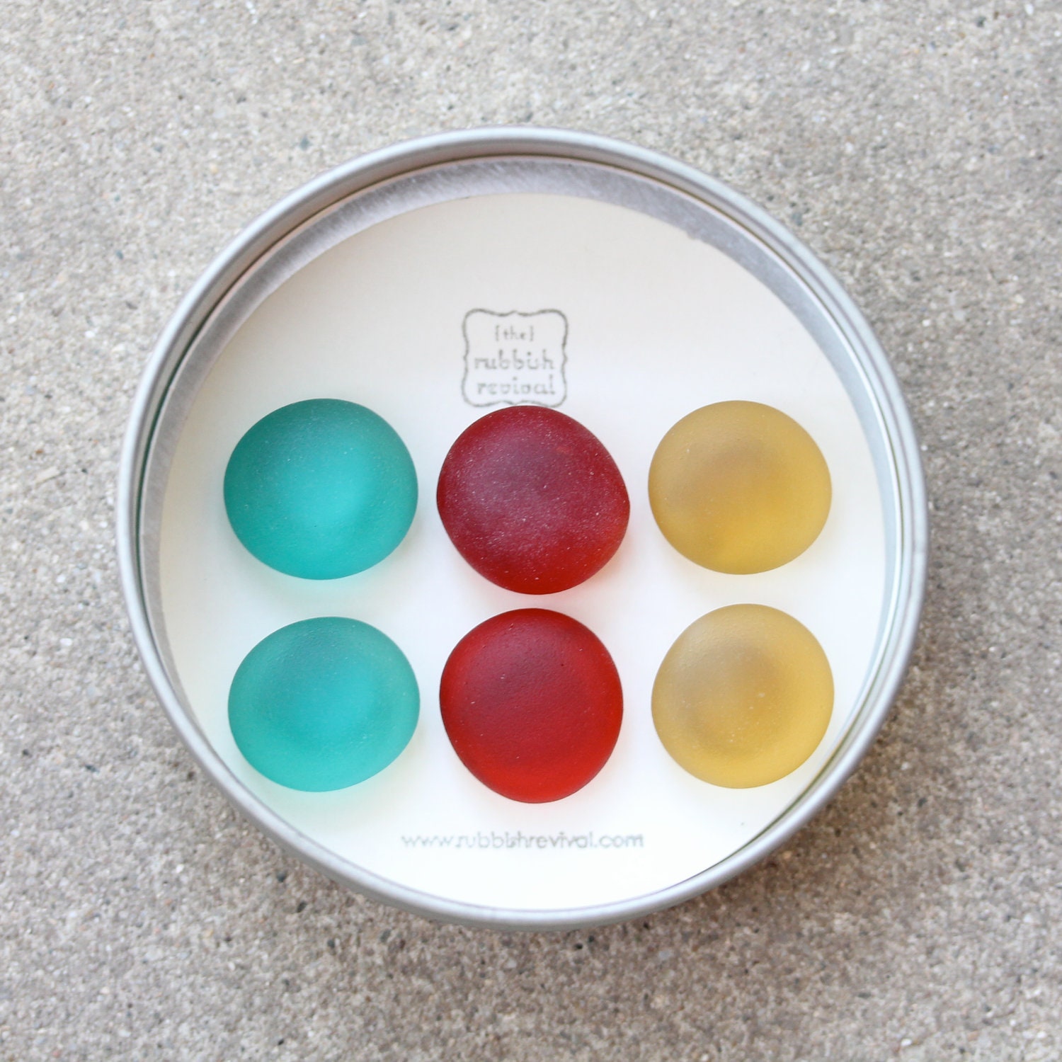 Glass Gem Magnets -  Native Sun - FREE SHIPPING