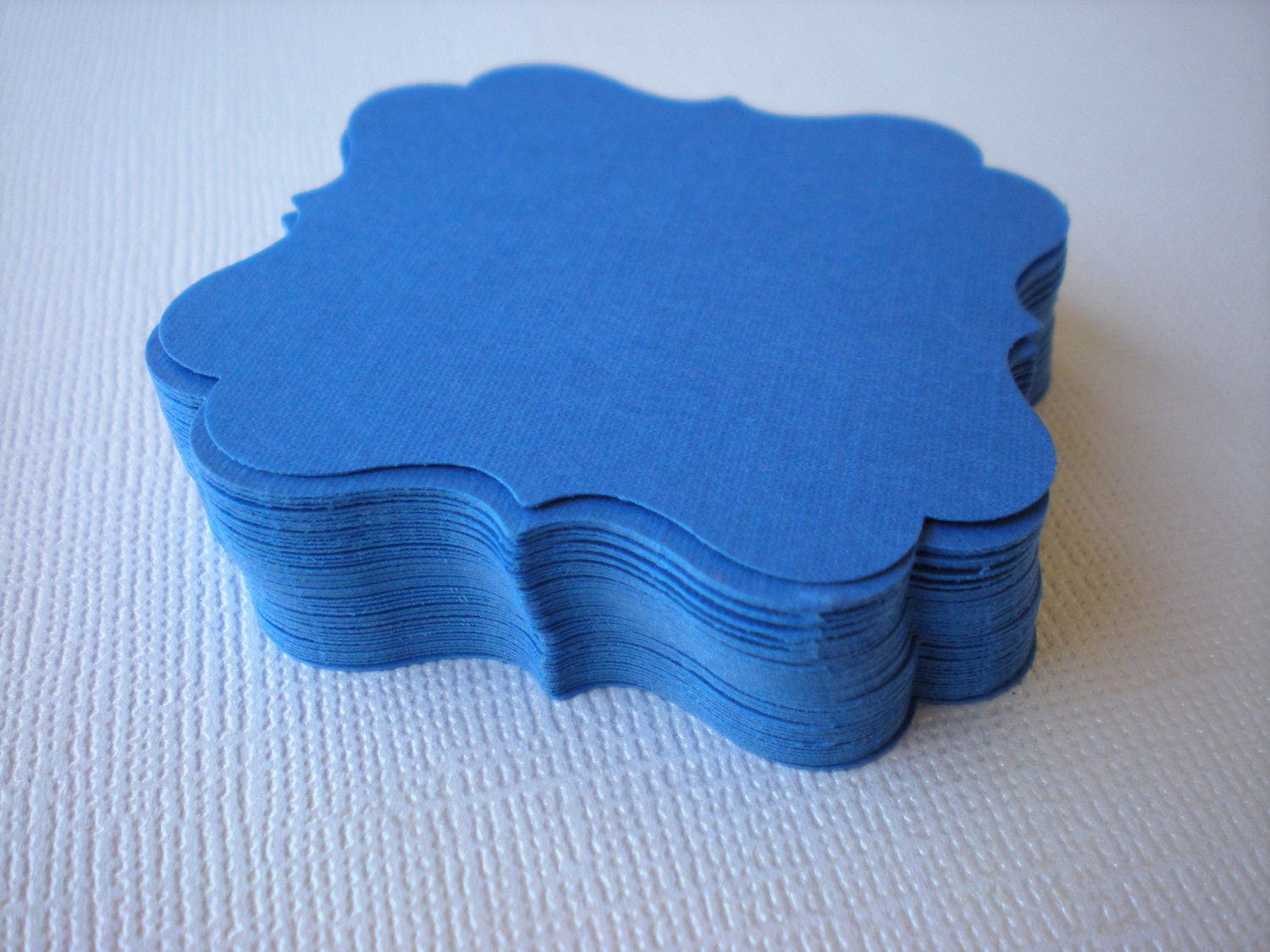 Bright Blue Wedding, Escort, Place cards, tags, 50pc