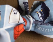 Memphis Grizzlies - Mens/Boys Adjustable Self-Tie Bow Tie in Grizzlies
