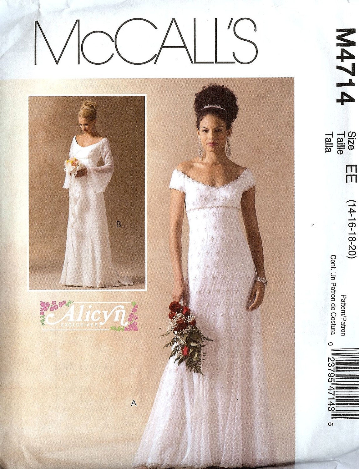 mcalls patterns for wedding dresses