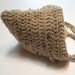 Newborn to 3 months crochet pixie hat.  Gnome.  Elf.  Ready to ship.  Neutral colors.  Photo prop.