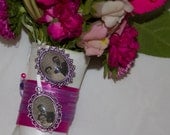 4 COMPLETE Wedding Bouquet Charm Kit- for Loved ones Photos , Boutonniere, and Monograms, (Includes everything you need)