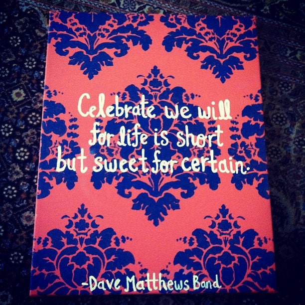 Customizable Quote or Song Lyric Paintings