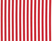 Clown Stripe in Red, Michael Miller Fabrics, Half Yard, 1/2 Yard