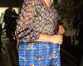 Messenger Bag, Large, K U Jayhawks print