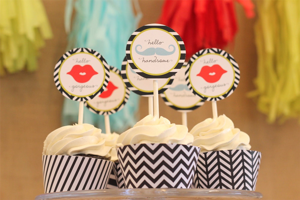 Gender Reveal Kit - Little Mister or Miss - PRINTABLE