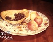 Still Photography, Food Photography, Fruit Bowl Photo, Apples and Grapes, gift under 50, wall art, home decor, 8x12 print