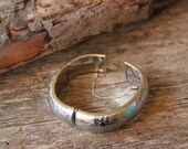 Vintage Detailed Silver Chunky Bracelet
