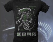 Alien (Xenomorph) Anatomy T-shirt Black