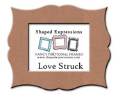 8x10 unfinished curvy picture frame - Love Struck