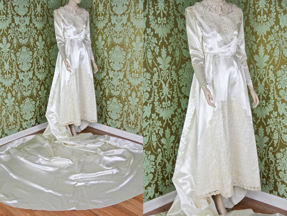 SALE / wedding gown / 30s wedding dress
