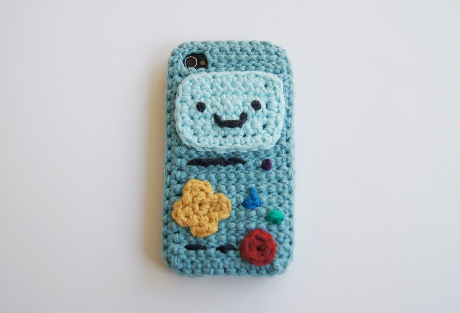 iPhone 4 and 5 BMO Adventure Time Crocheted Cover / Case