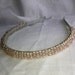 pink wire wrapped beaded headband shell pink ballerina pink