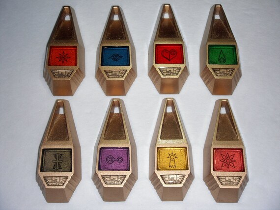 Digimon Adventure Tags and Crests - Set of 8