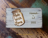 Sale Rustic Recipe Box Paint and Distressed in the COLOR of YOUR CHOICE Holds 4 x 6 Cards