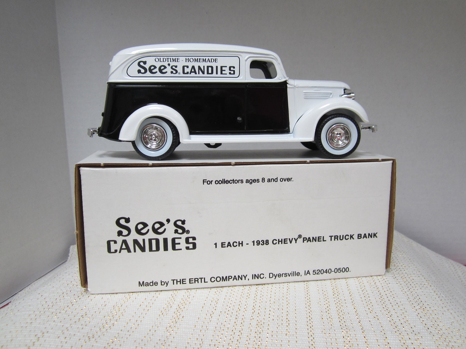 See's Candy 1938 Chevy Panel Truck Coin Bank C.1980