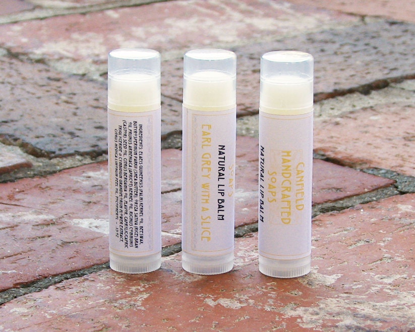 Earl Grey with a Slice - Lip Balm - Clear tube