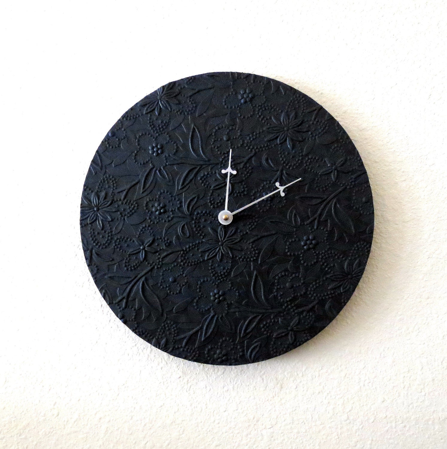 Large Wall Clock,  Home and Living, Black Wall Clock, Decor & Housewares, Living Room Decor, Unique Gift - Shannybeebo