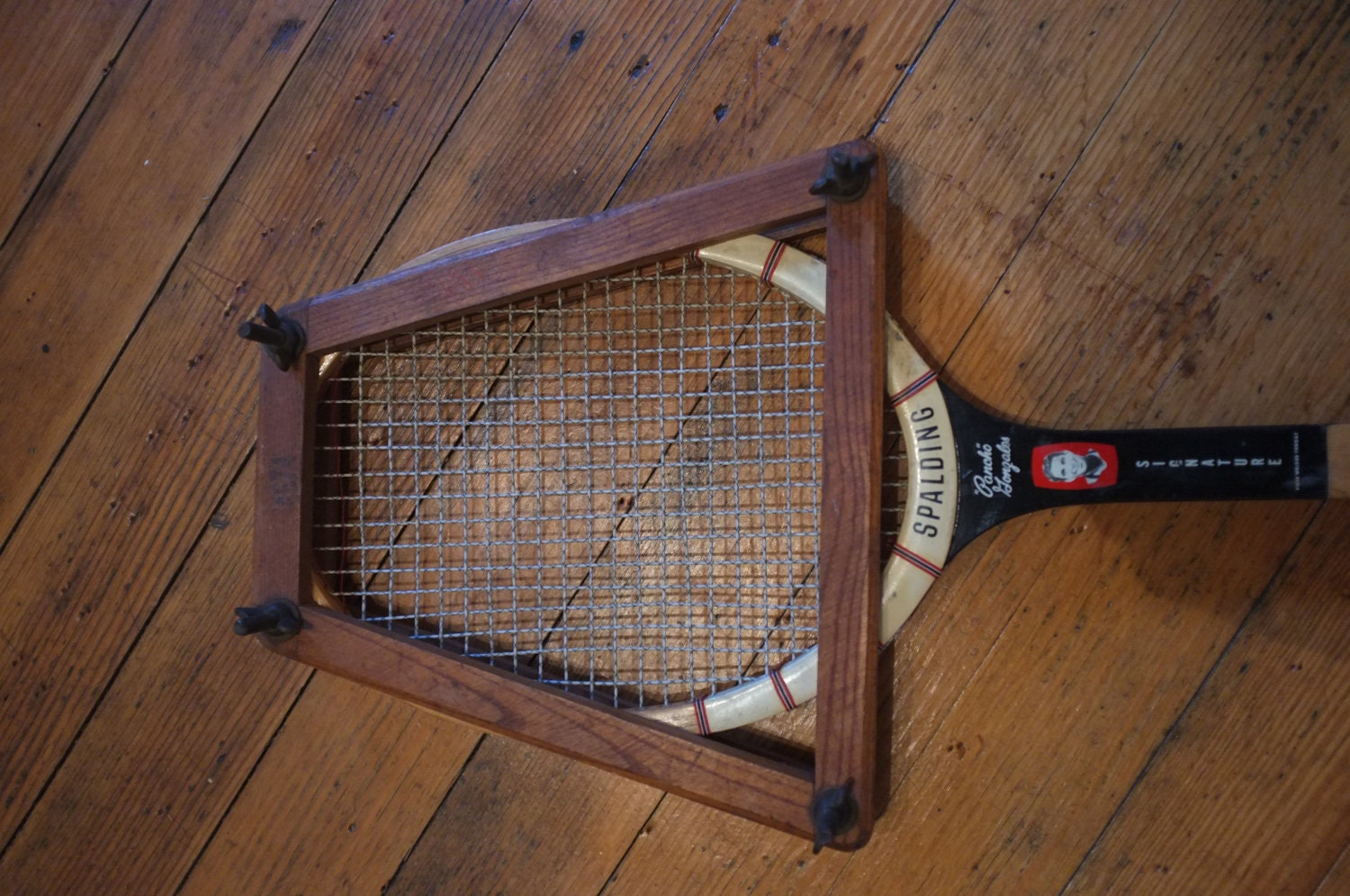Vintage Spalding Pancho Gonzales Tennis Racket